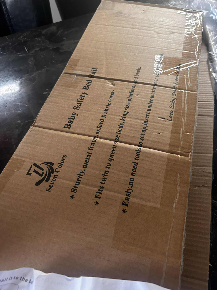 Seven Colors Baby Safety Bed Rail - Grey - photo 2