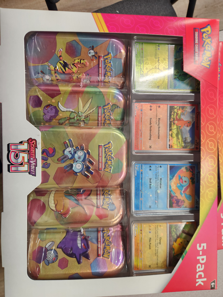 Pokemon TCG Scarlet & Violet 151 Mini Tin 5-Pack