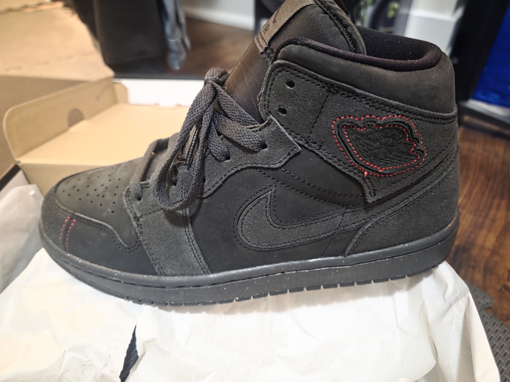 Air Jordan 1 Mid SE Craft - Dark Smoke Grey/Black - photo 4
