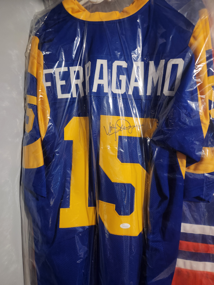 Autographed Ferragamo #15 Rams Jersey