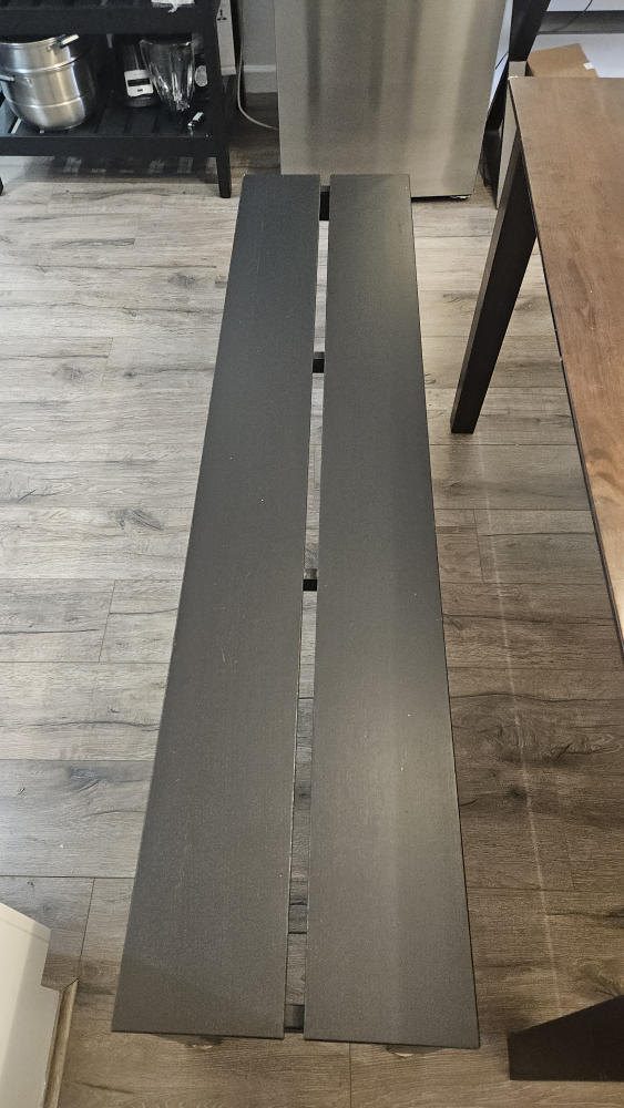 Black IKEA Dining Bench