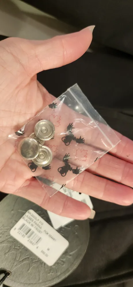 Women's Moose Knuckles Black Down-Filled Parka image indicator(8)