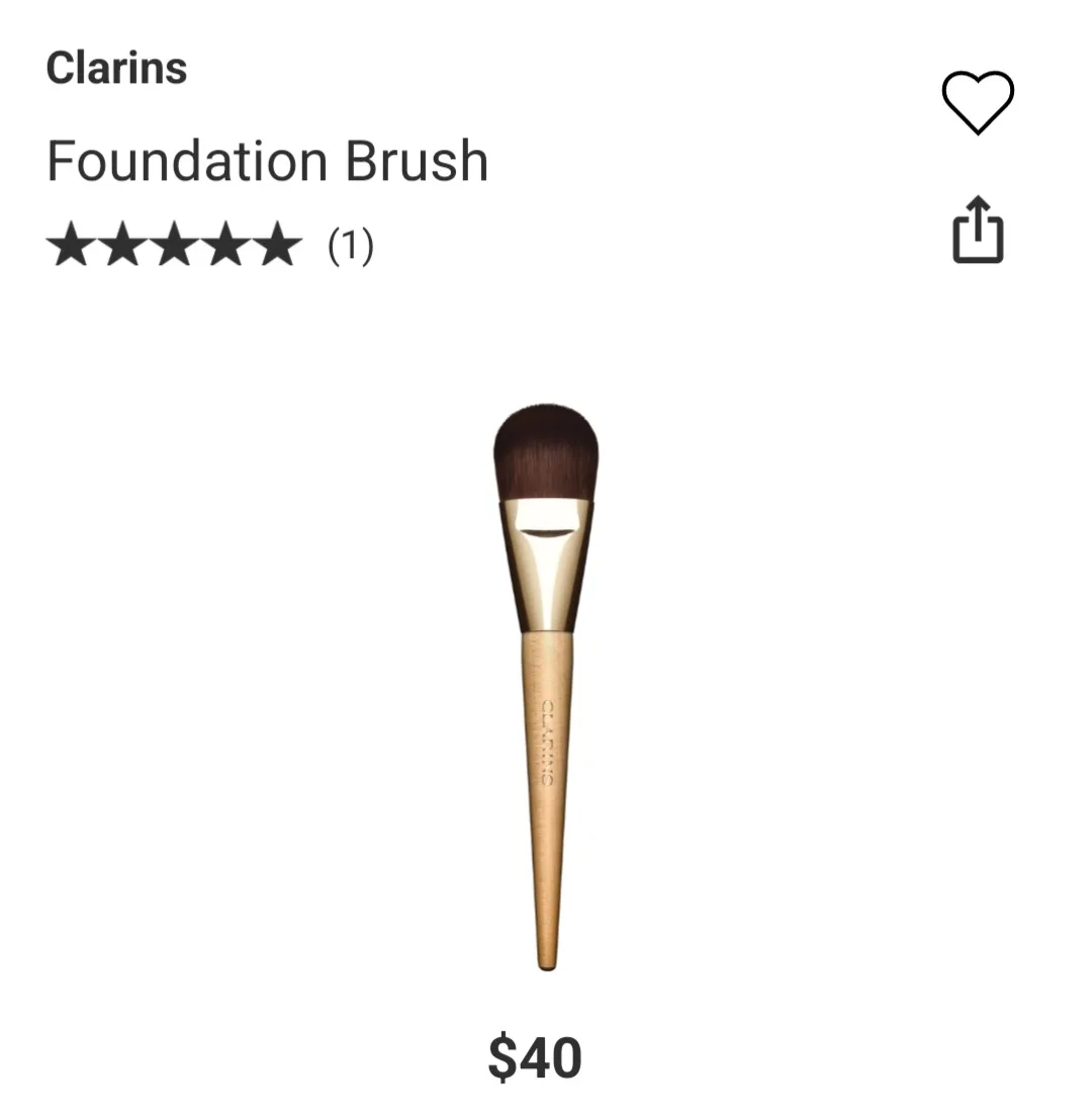 Price for all. Clarins Powder Brush & Foundation Brush image indicator(2)