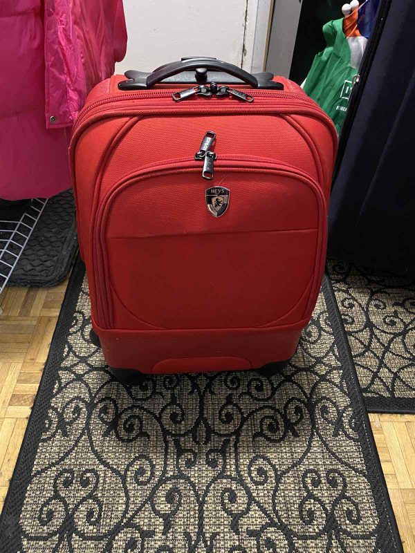 Set of Two Rolling Suitcases - Red & Navy Blue - photo 2
