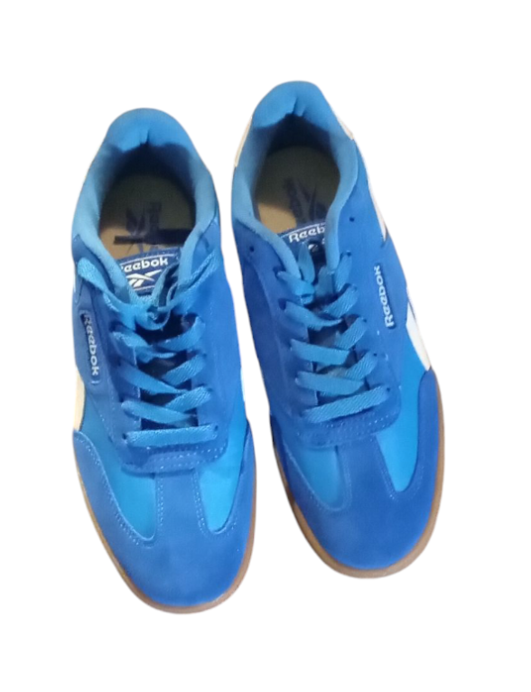 Reebok Royal Classic Joggers - Blue Suede Sneakers - Size 6.5 - photo 2