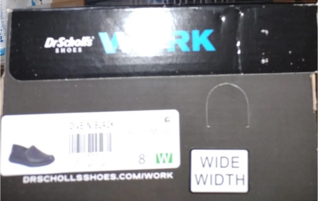 Dr. Scholl's Work Shoes - Black Slip-On image indicator(8)