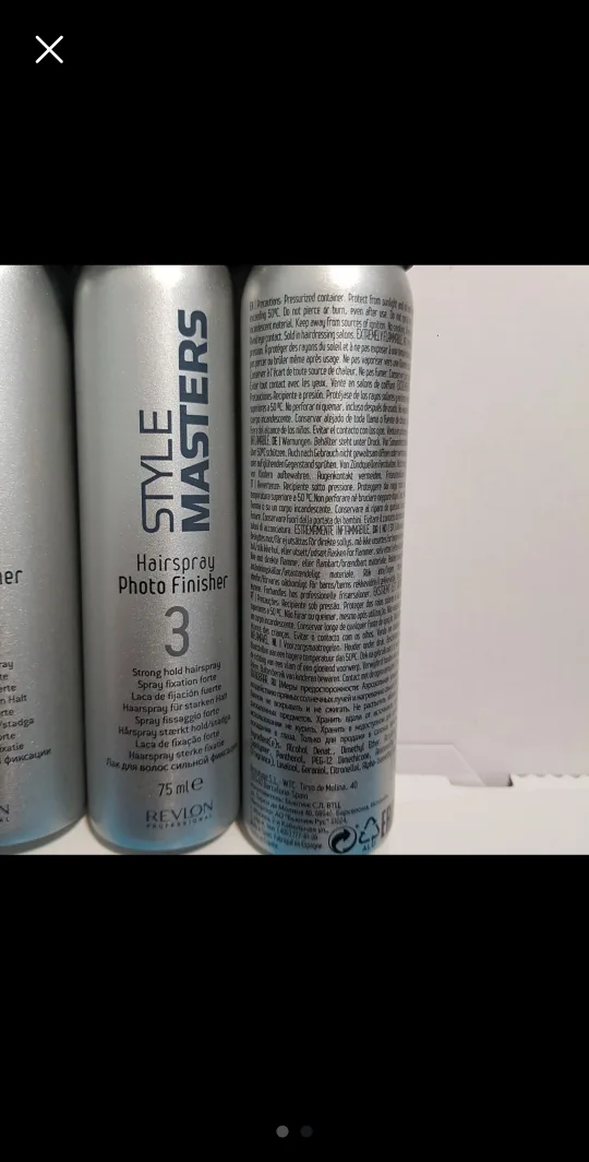 Style Masters Professional Hair Spray LOT image indicator(2)
