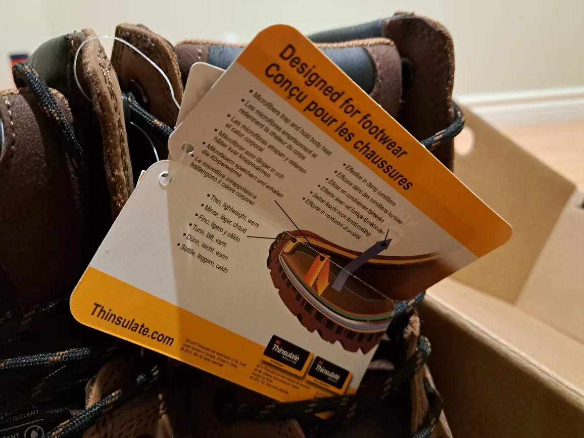 Brand new Kodiak Men's Brown Leather Work Boots - Size 9 image indicator(5)