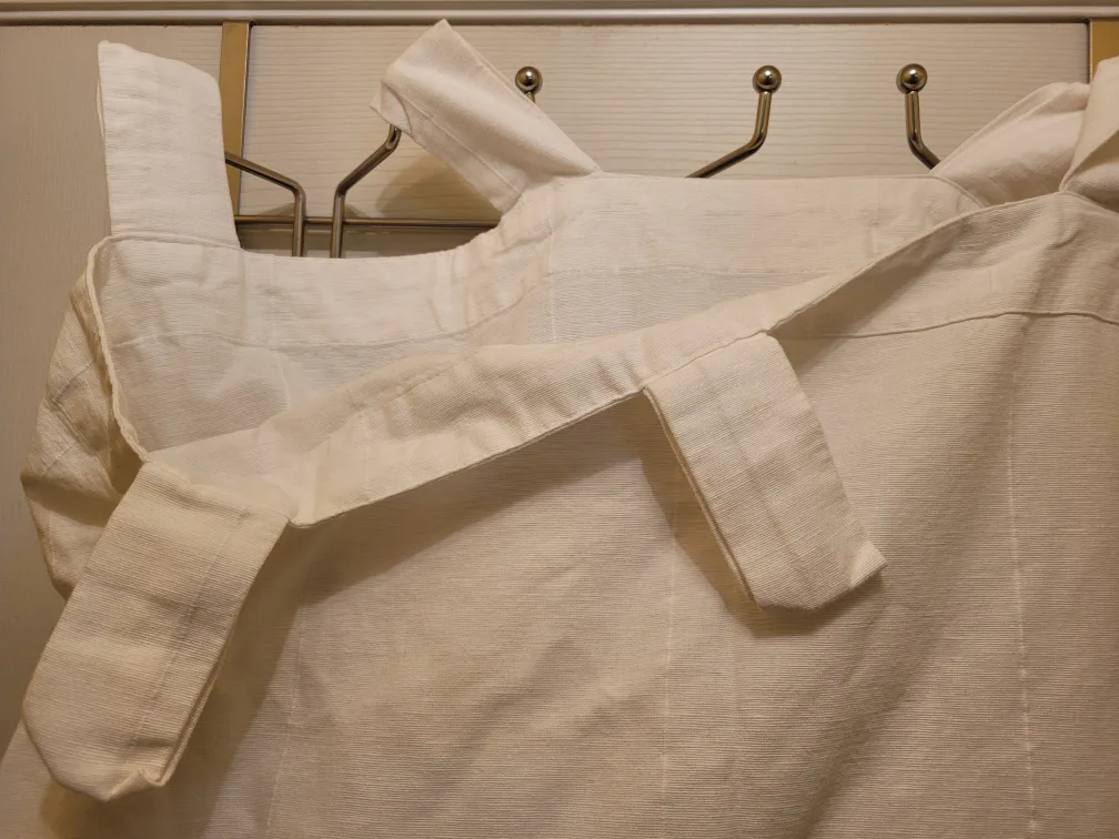 Off-White Cotton Curtain Panels image indicator(2)