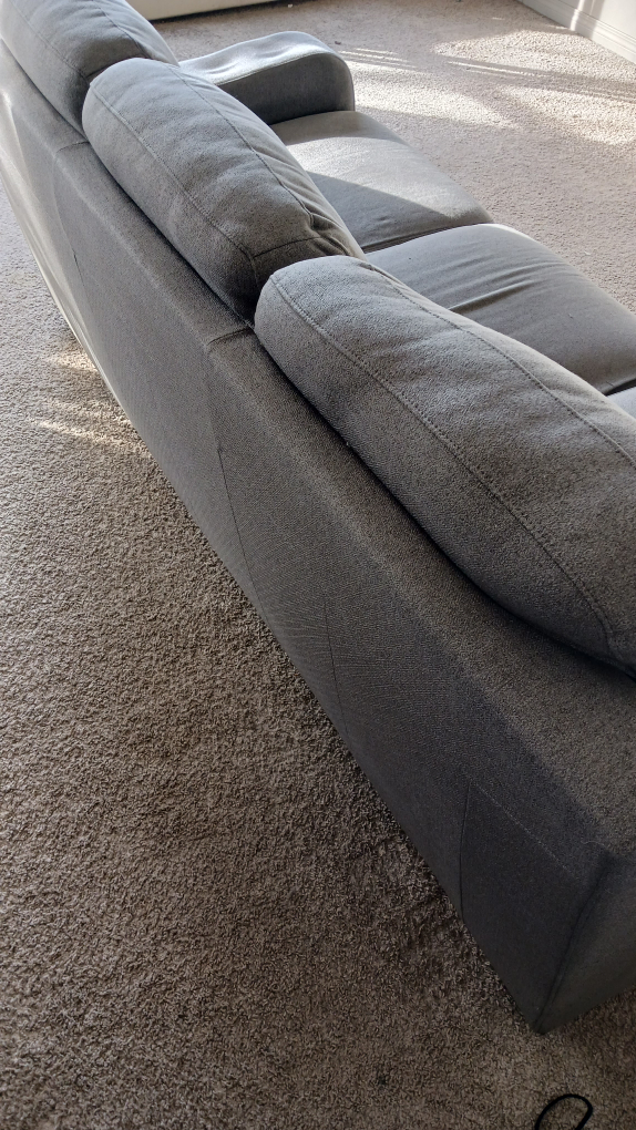 Grey Fabric Sofa sale 2 days left - photo 4