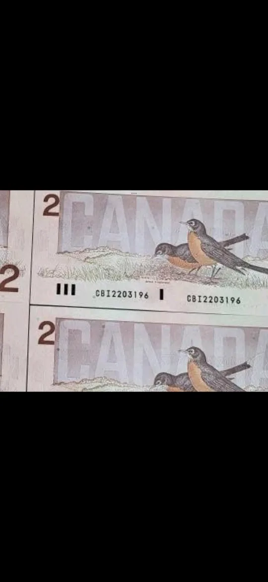 Vintage Canadian Two Dollar Bills - Collection of 8 image indicator(2)