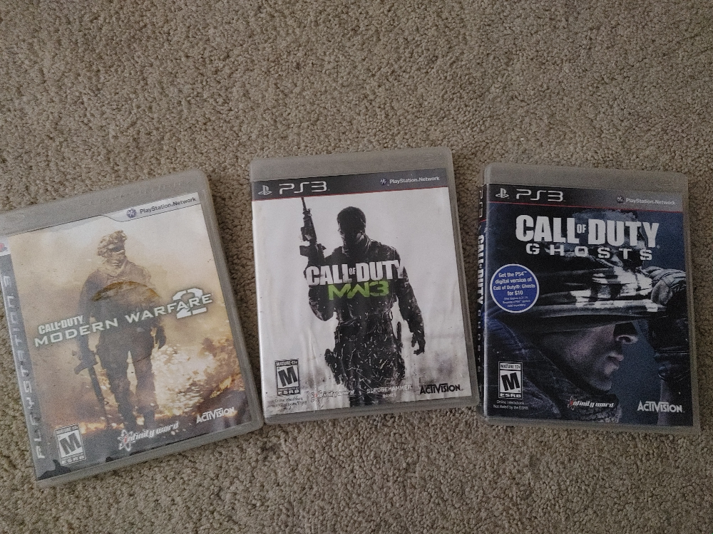 Call of Duty PS3 Games - MW2, MW3, Ghosts