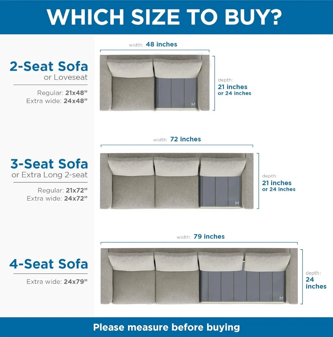 Sofa Support Board, 72 inch Extra Wide Couch Cushion Support image indicator(10)