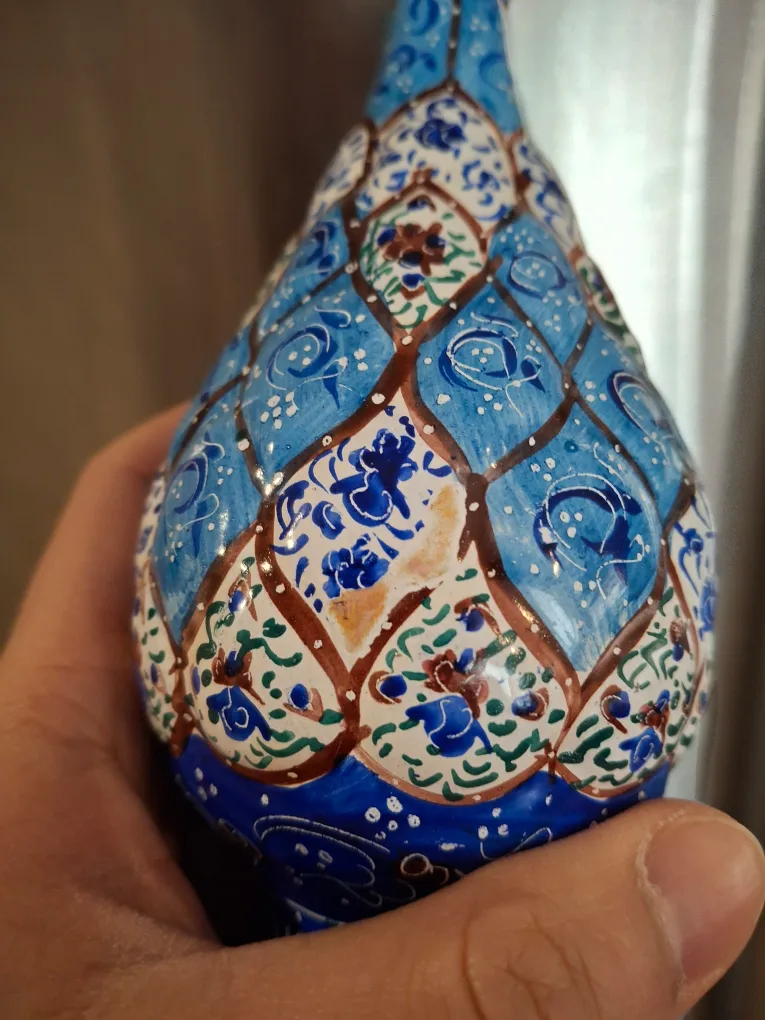 Hand-painted Blue and White Vase image indicator(2)