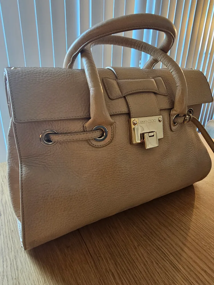 Jimmy Choo Beige Leather Handbag image indicator(3)
