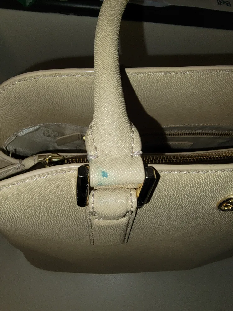 Authentic Tory Burch Leather Handbag image indicator(5)