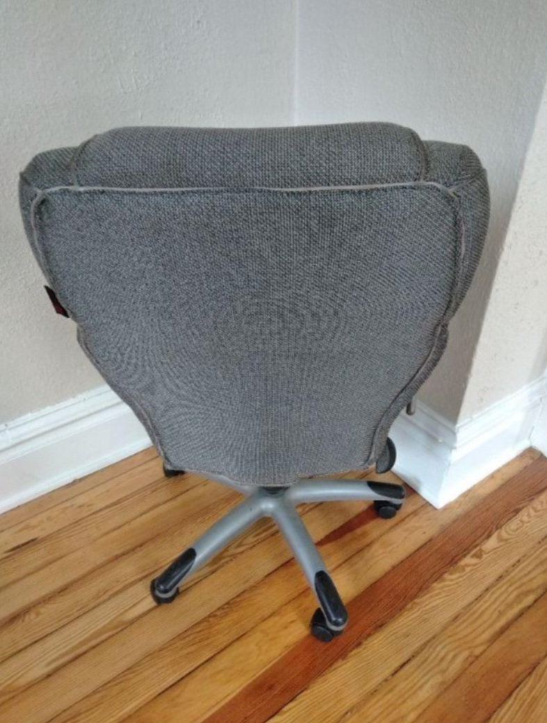 Grey Office Chair with Armrests - photo 4