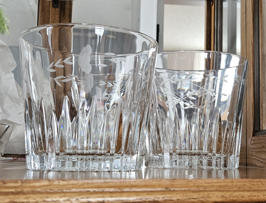 Princess House Heritage Pattern Ice Buckets