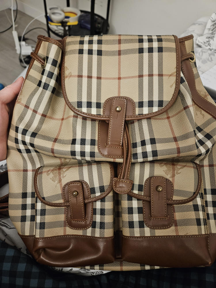 Vintage Burberry Backpack