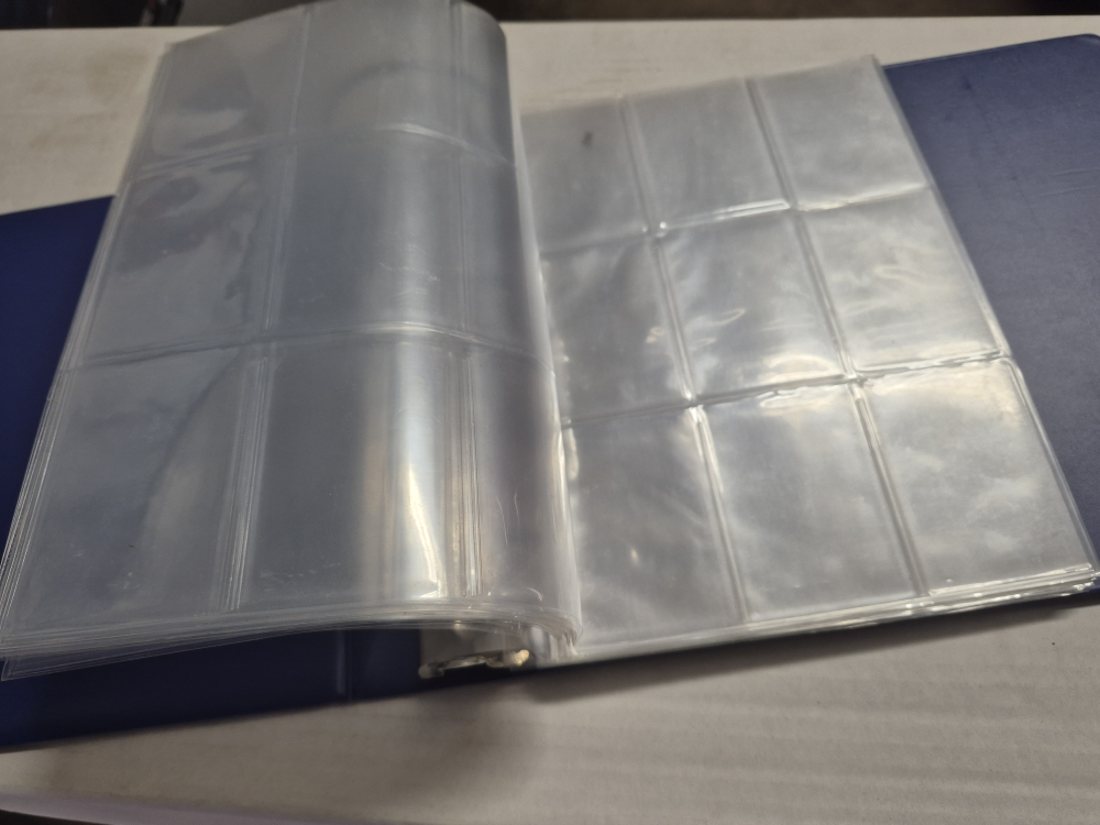 Blue 3-Ring Binder with Coin Holders - photo 2