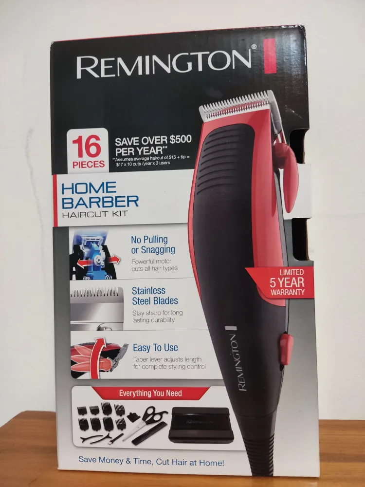 Remington Home Barber Haircut Kit - 16 Piece Set thumbnail