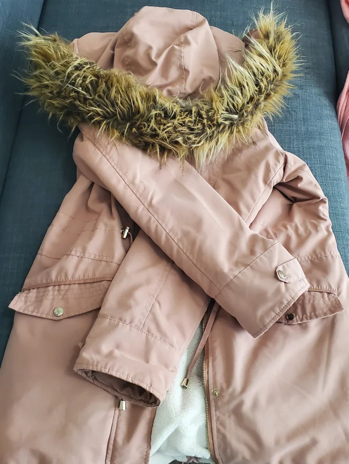 Women's The Hawthorn Parka - Size Large, Light Pink Colour image indicator(3)