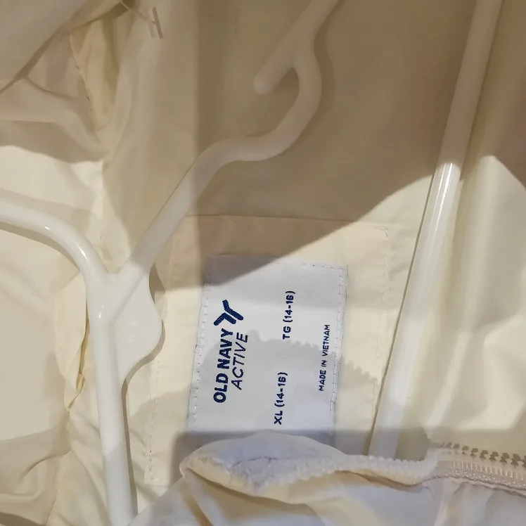 Old Navy Active cream puffer vest image indicator(2)
