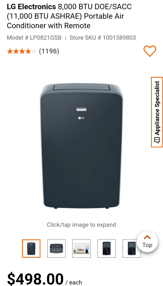Air Conditioner (LG 8,000 - 11,000 BTU) - photo 5