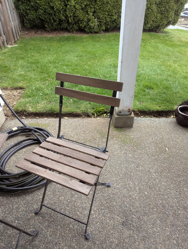 Foldable Patio Set - Table and Two Chairs - photo 2