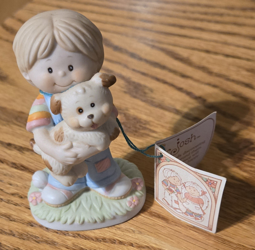 Jennifer Josh Figurine Boy and Puppy