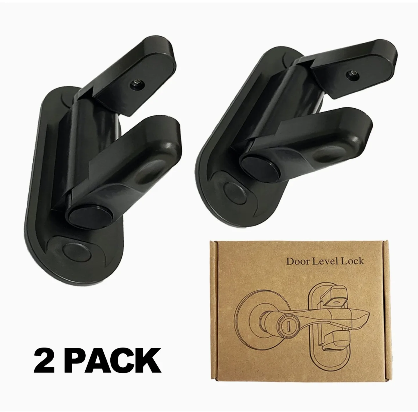2 Pack Child Safety Door Lever Locks image indicator(3)