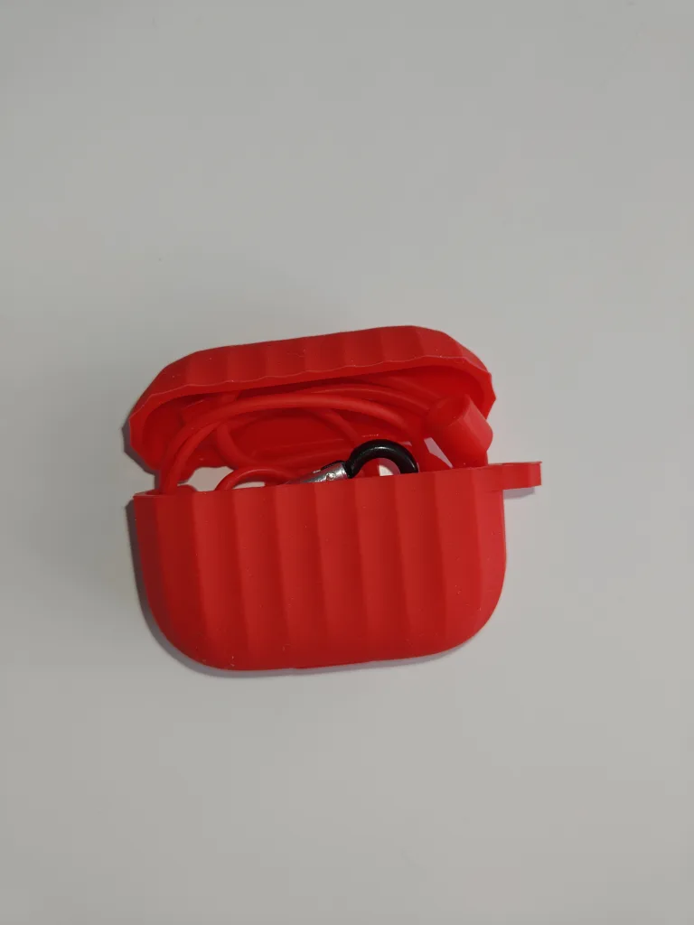 Red Silicone Case for AirPods Pro image indicator(2)