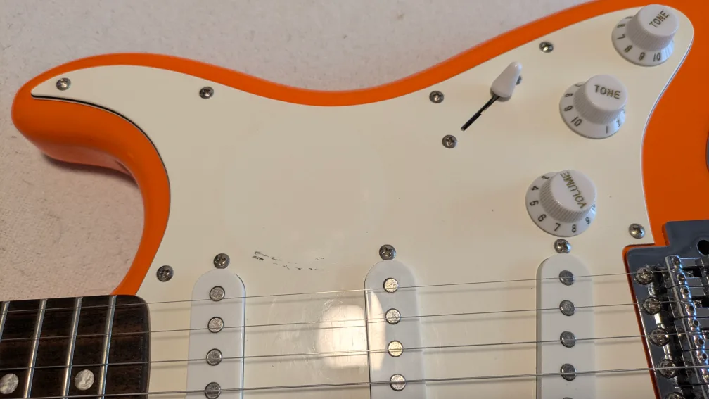 2020 squire by fender affinity Stratocaster guitar image indicator(2)