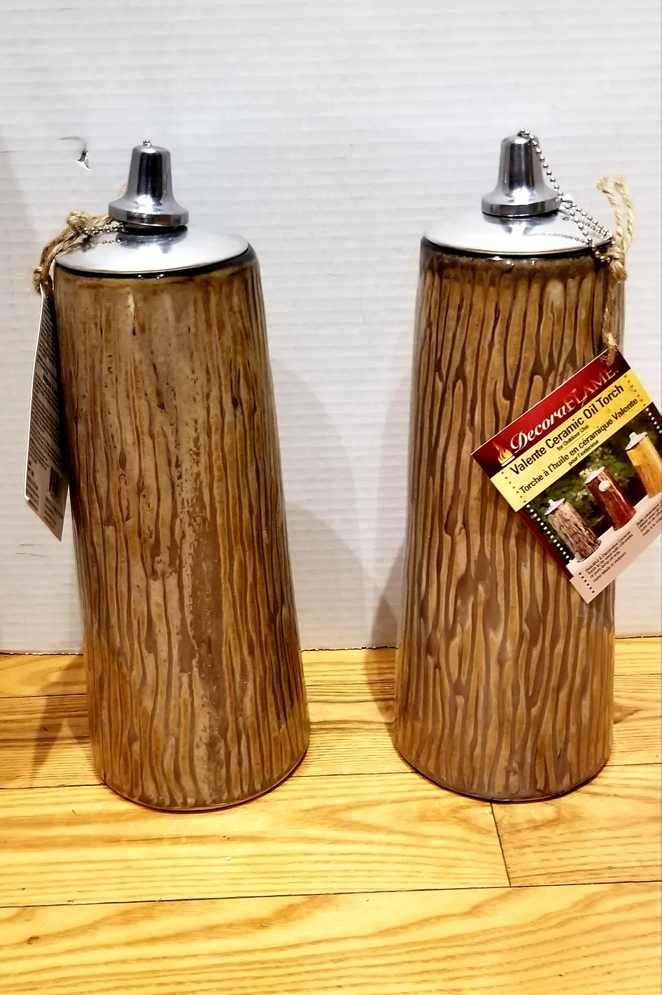 DecorFlame Valente Ceramic Oil Torches (Set of 2) image indicator(6)