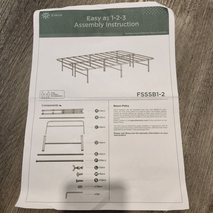 Zinus SmartBase Mattress Foundation - photo 2