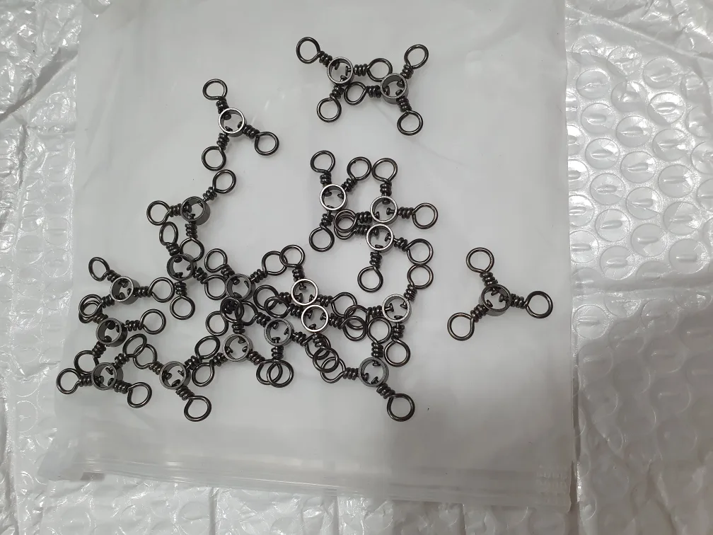 Fishing swivels, 3-way swivels, fishing connectors image indicator(2)