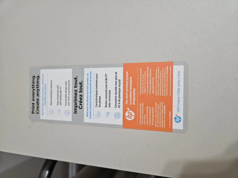 FREE PRINTER - HP ENVY Inspire 7200e. READ DESCRIPTION! image indicator(3)