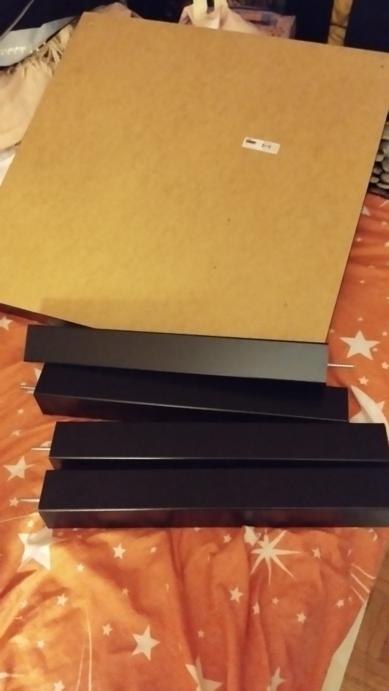 IKEA Lack Side Table - Black-Brown - Unassembled - photo 4