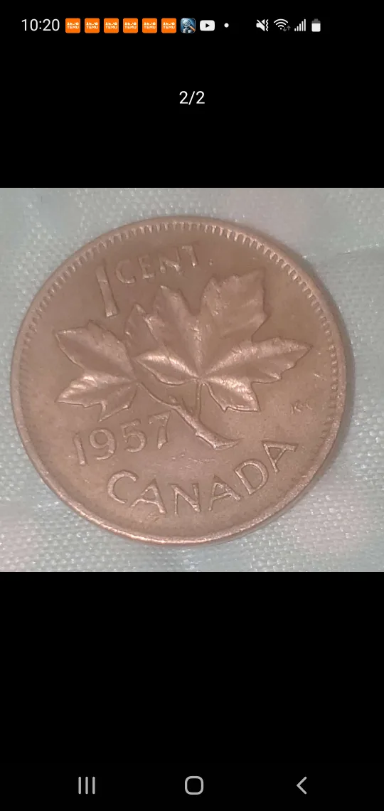 Canadian 1 Cent Coins -  lote the 13 coin image indicator(3)