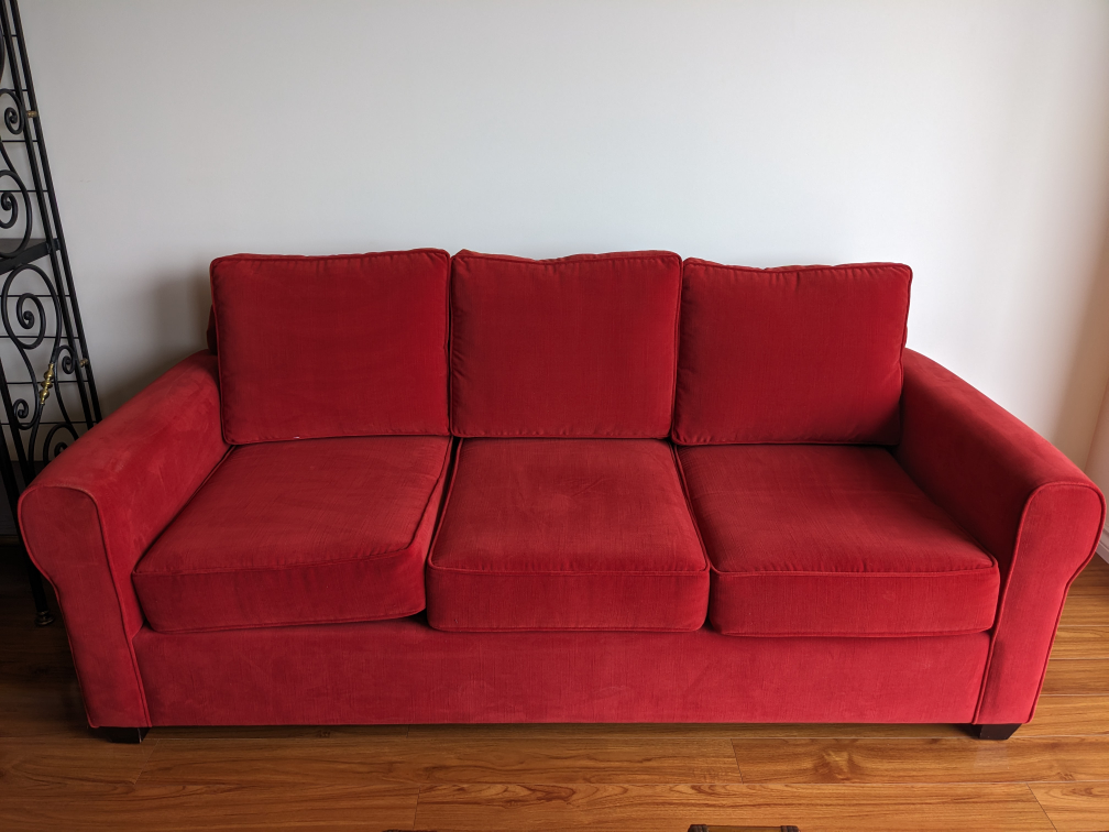 3-Seater Velvet Sofa