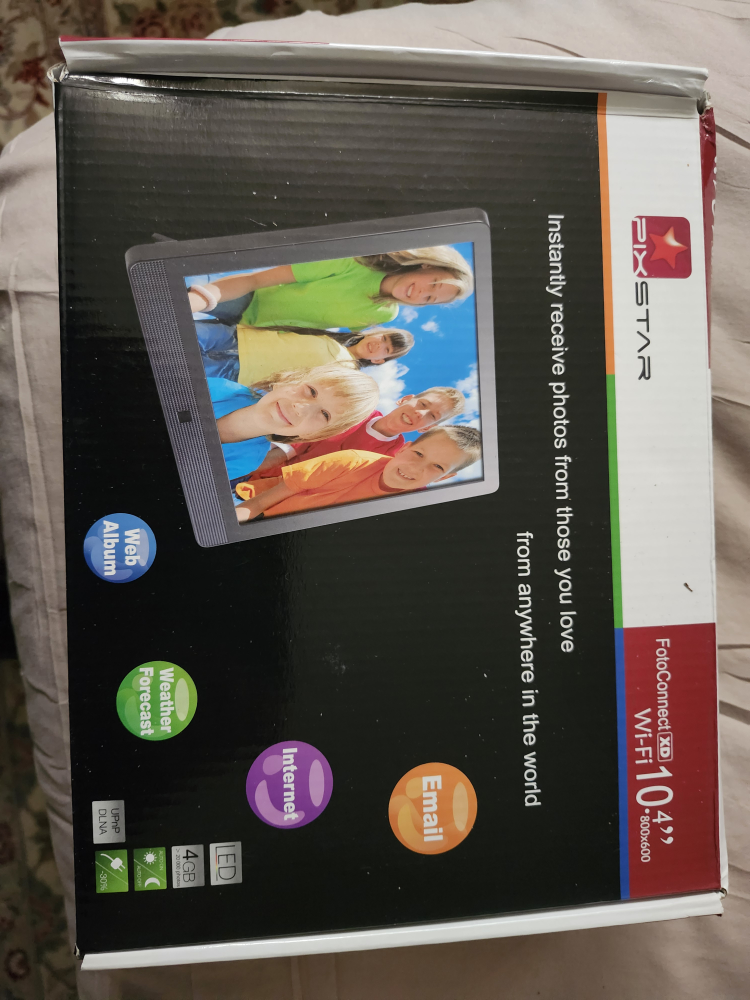 Pixstar 10.4" Wi-Fi Digital Photo Frame