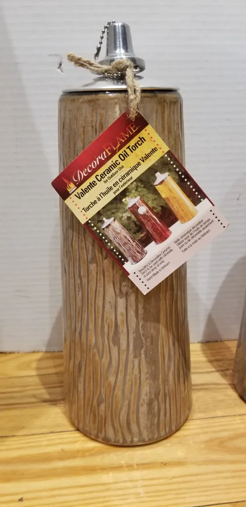 DecorFlame Valente Ceramic Oil Torches (Set of 2) image indicator(4)