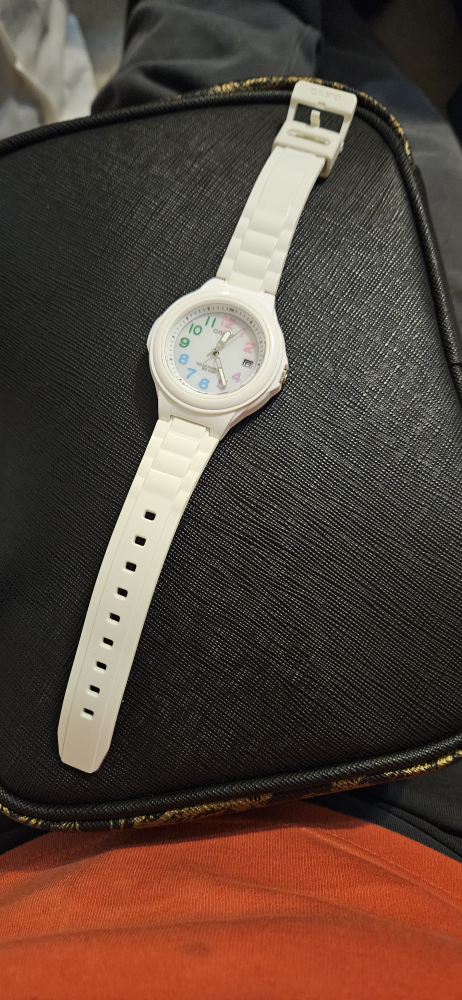 Casio Women's Solar Powered Watch - White Resin Band - photo 3