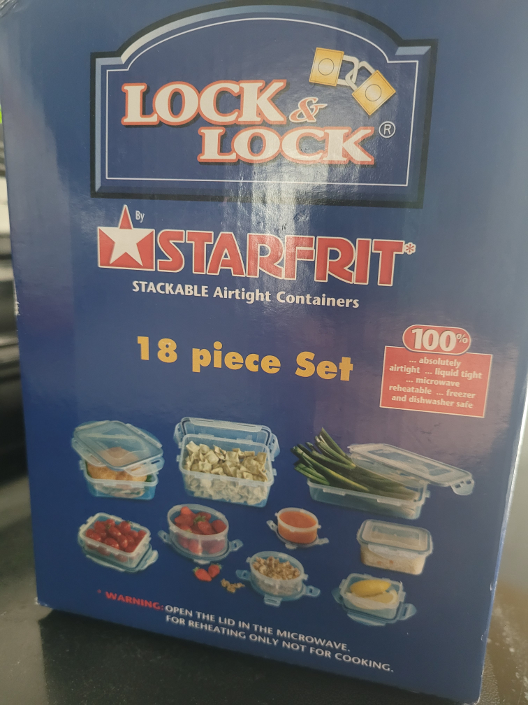 NEW Starfrit Lock & Lock 18-Piece Stackable Container Set - photo 4