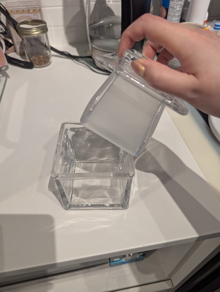 glass butter bell - photo 2