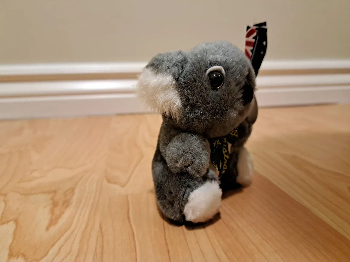 Adorable 4" Koala Plush Toy with Australian Flag image indicator(2)
