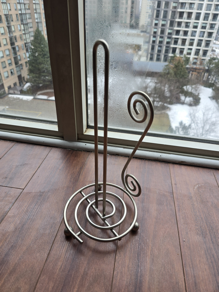 Modern Metal Paper Towel Holder