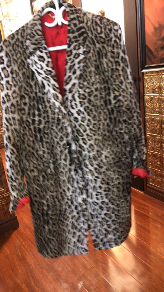 Versace Leopard Print Coat thumbnail