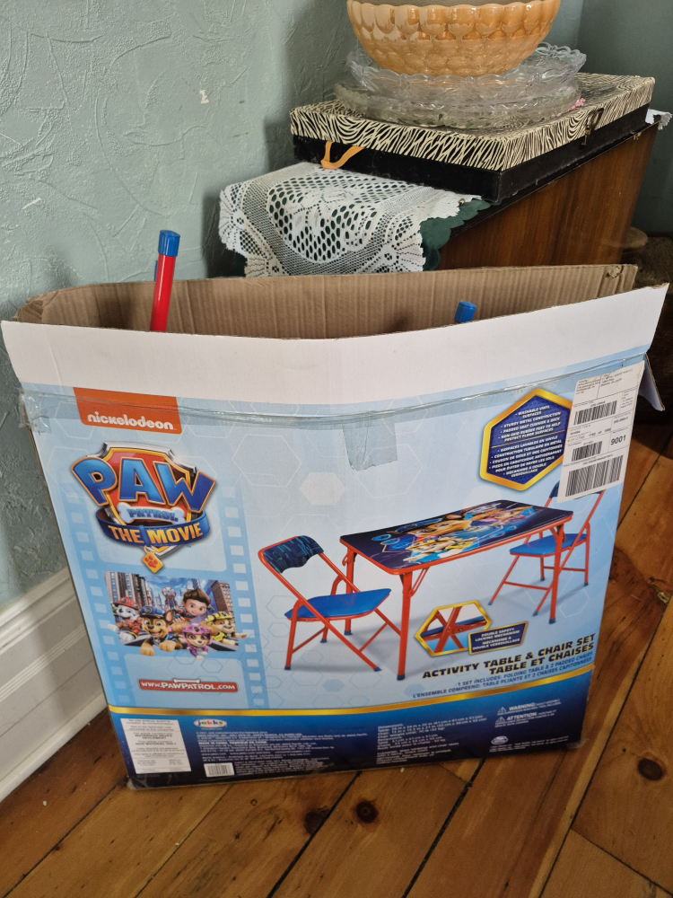 Paw Patrol The Movie Activity Table and Chair Set