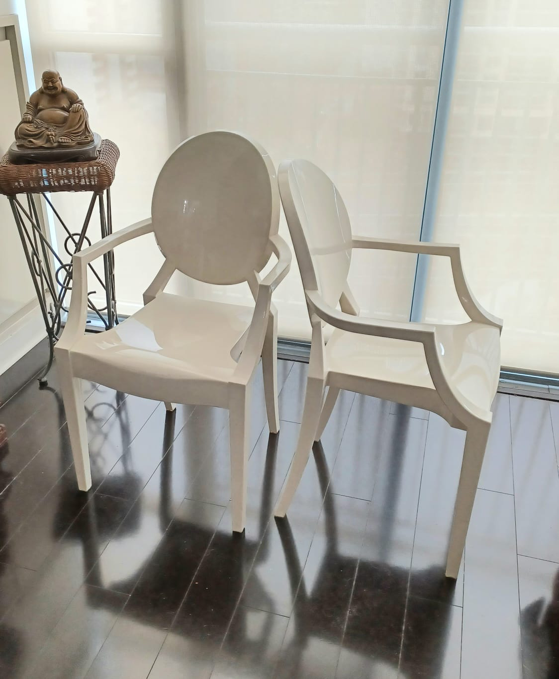 Pair of Cream Armchairs